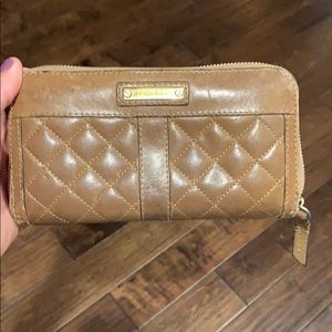 Burberry leather quilted wallet